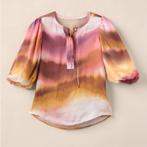 Good Hart / Matilda Jane Sunset Abstract blouse - new with tags - size small